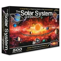Širi pregled slagalice Sunčevog sustava od 500 dijelova