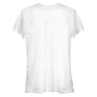 Bijela majica s grafičkim uzorkom za juniore-dizajni od