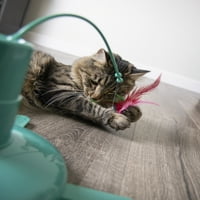 Elektronska Igračka štapića za mačke i mačiće, Podesiva brzina i načini rada, na baterije, zabavna i interaktivna