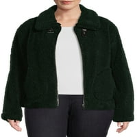 Mark Alan Women's Plus Fau Sherpa Zip jakna