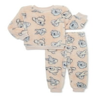 Disney Bambi Baby and Toddler Boy ili Girl Sherpa Switshirt i Jogger Outfit Set, komad, veličina mjeseci do 5T