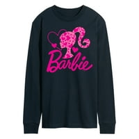 Barbie srca s logotipom-muška majica dugih rukava