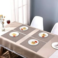 Set salveta za blagovaonski stolić otporan na ogrebotine i toplinske mrlje kuhinjski dekor otporan na klizanje