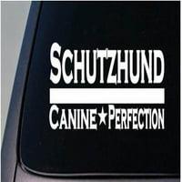 Schutzhund 8 naljepnica Njemački ovčar Malinois trening za ubod uloga *d681 *