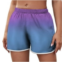 Ljetne ženske lagane kratke hlače za plažu Odjeća Za plažu Ležerne kratke hlače s printom elastični pojas uzica