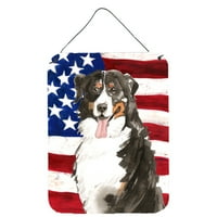 1741 Američki patriotski zidni ili vratni viseći otisci Bernskog planinskog psa, 12.16, Višebojni