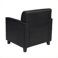 Crna stolica od umjetne kože iz serije