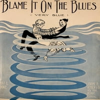 Naslovnica s Vinijevim notama u svemu blues, autor plakata nepoznat